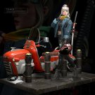 1/32 55mm Resin Cyberpunk Model Kit Beautiful Girl Rebel TD-4039 Unpainted