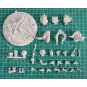 1/24 Resin Model Kit Soldiers on Rest Confederates American Civil War Unpainted