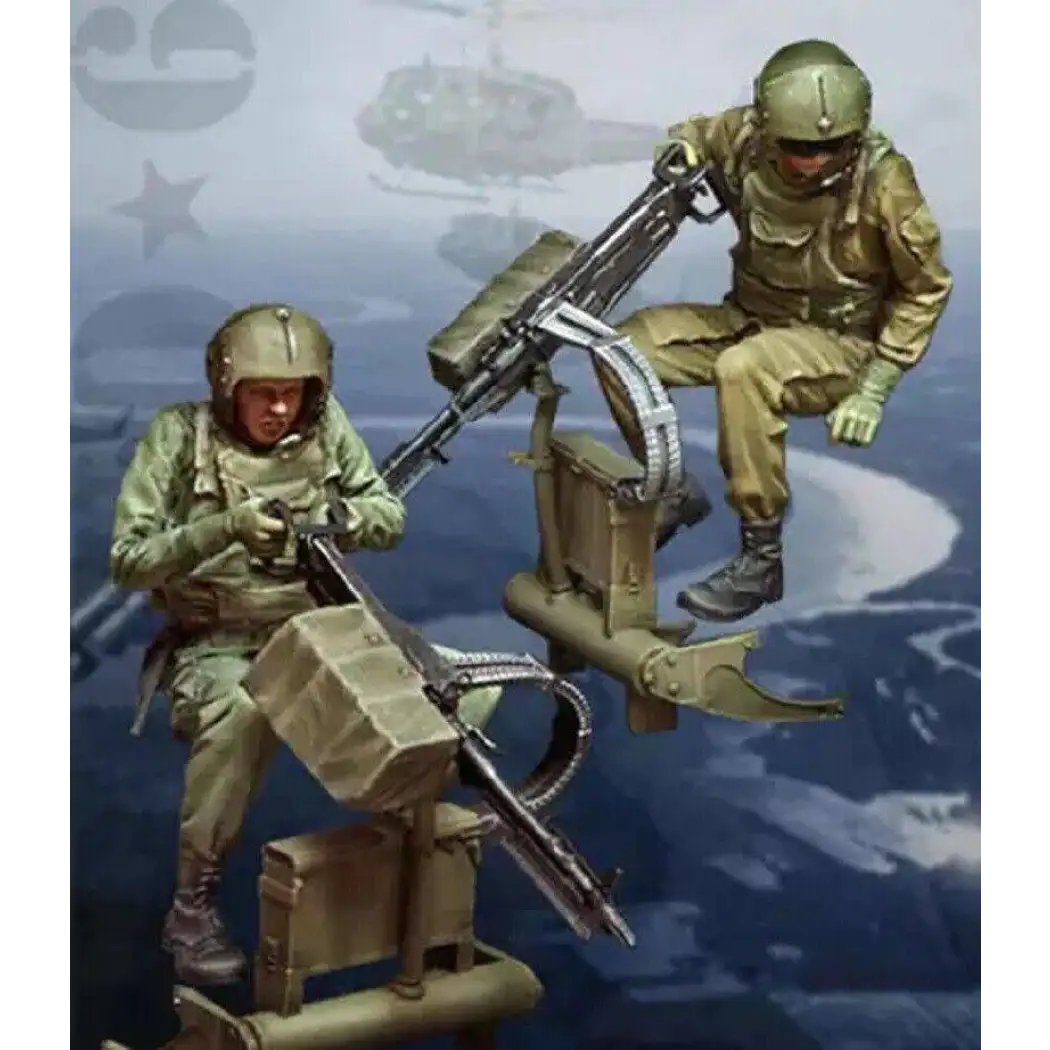 1/35 Resin Model Kit US Helicopter Door Gunners (no Gun) Vietnam War Unpainted