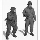 1/35 2pcs Resin Model Kit US Army Tank Crew WW2 Unpainted