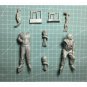 1/35 2pcs Resin Model Kit US Army Tank Crew WW2 Unpainted