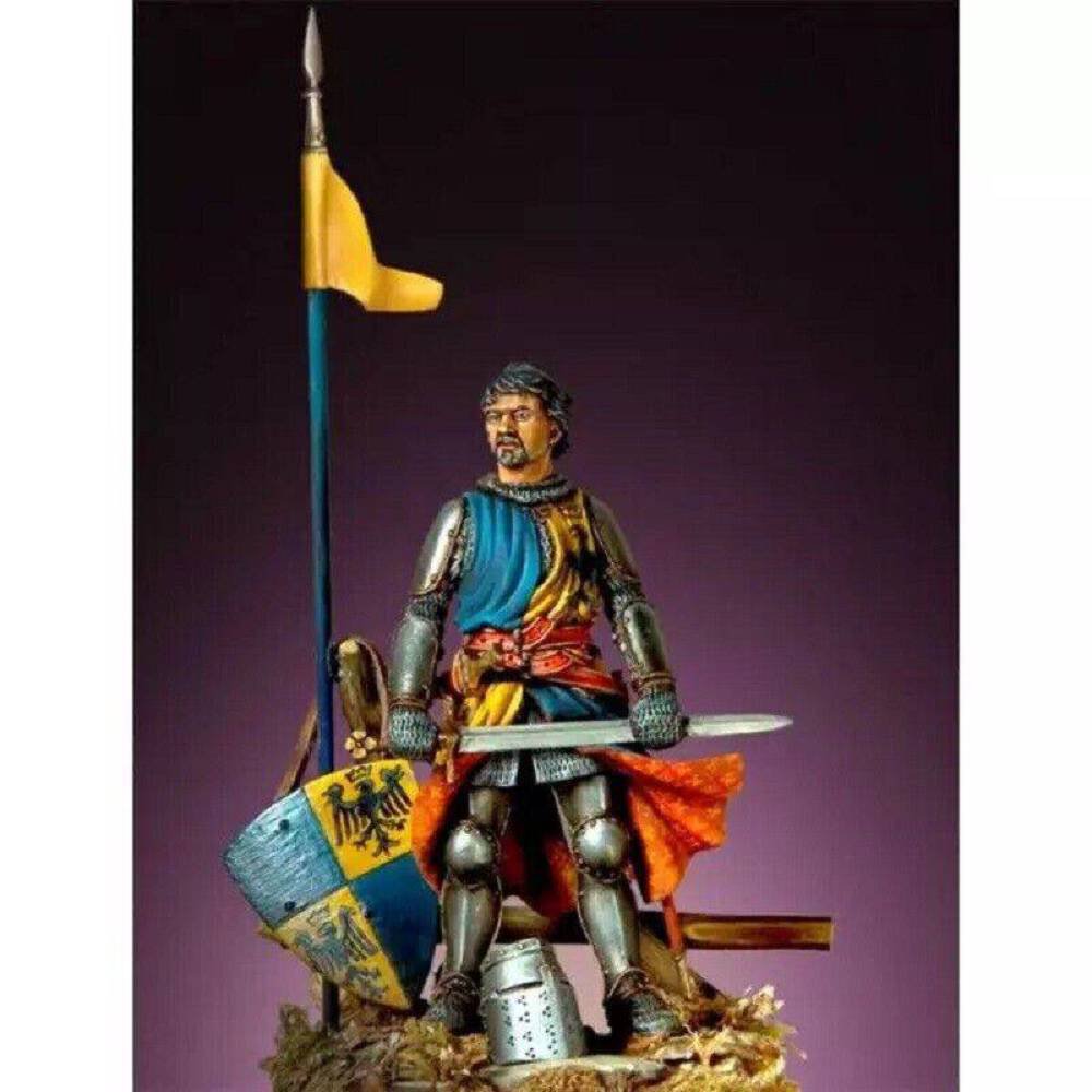 1/32 Resin Model Kit Warrior Italian European Medieval Knight Unpainted