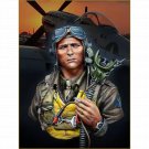 1/10 BUST Resin FIgure Model Kit US Air Force Pilot WWII WW2 Unpainted