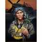 1/10 BUST Resin FIgure Model Kit US Air Force Pilot WWII WW2 Unpainted