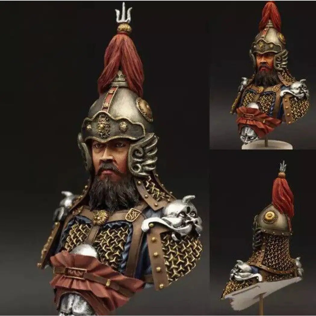1/10 BUST Resin Model Kit Warrior General Southern Song Dynasty Unpainted