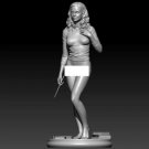 1/18 Resin Model Kit Nudes Beautiful Girl Mage Wizard Movie Unpainted