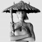 1/28 1/22 Resin Model Kit Modern Asian Beautiful Girl Ninja Assassin Unpainted