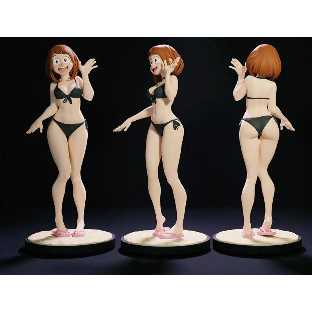 1/18 100mm 3D Print Model Kit Modern Asian Beautiful Girl Anime Unpainted