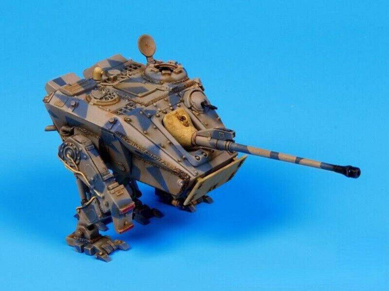 1/35 Resin Steampunk Model Kit Walking Tank Secret Weapons Sci-Fi Unpainted