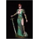 1/24 75mm Resin Model Kit Thyara Warrior Beautiful Girl Unpainted