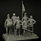 1/24 75mm Resin Model Kit Medieval Knihgt Royal Guard A-1592 (no base) Unpainted
