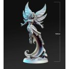 1/18 100mm 3D Print Model Kit Beautiful Girl Woman Fairy Tales Unpainted