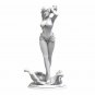 1/18 100mm 3D Print Model Kit Modern Nudes Beautiful Girl Pokemon Ball Unpainted