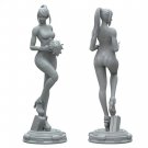 1/18 100mm 3D Print Model Kit Modern Space Beautiful Girl Unpainted