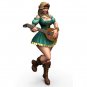 1/18 100mm 3D Print Model Kit Beautiful Girl Woman Bard Musician Unpainted