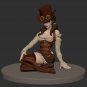 1/24 3D Print Steampunk Model Kit Beautiful Girl Leprechaun Unpainted