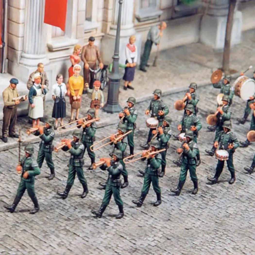 1/35 22pcs Resin Plastic Model Plastic The German Musicians Band WW2 Unpainted