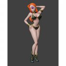 1/18 100mm 3D Print Model Kit Beautiful Girl Woman Dancer Singer Unpainted