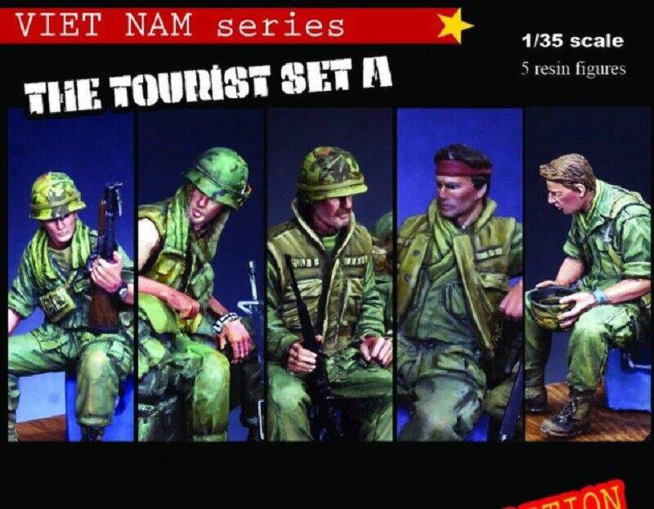 1/35 5pcs Resin Model Kit US Soldiers Vietnam War Unpainted