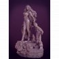 1/24 70mm Resin Model Kit Beautiful Girl Princess Fighter Mage Unpainted