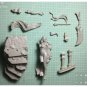 1/24 70mm Resin Model Kit Beautiful Girl Princess Fighter Mage Unpainted