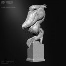 65mm BUST Resin Model Kit Animal Pelican TD-3445 Unpainted