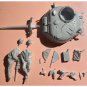 1/35 2pcs Resin Model Kit US Soldiers Tank Crew + tank & cola WW2 Unpainted