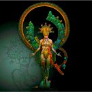 1/18 140mm Resin Model Kit Beautiful Girl Woman Witch Sorceress Unpainted