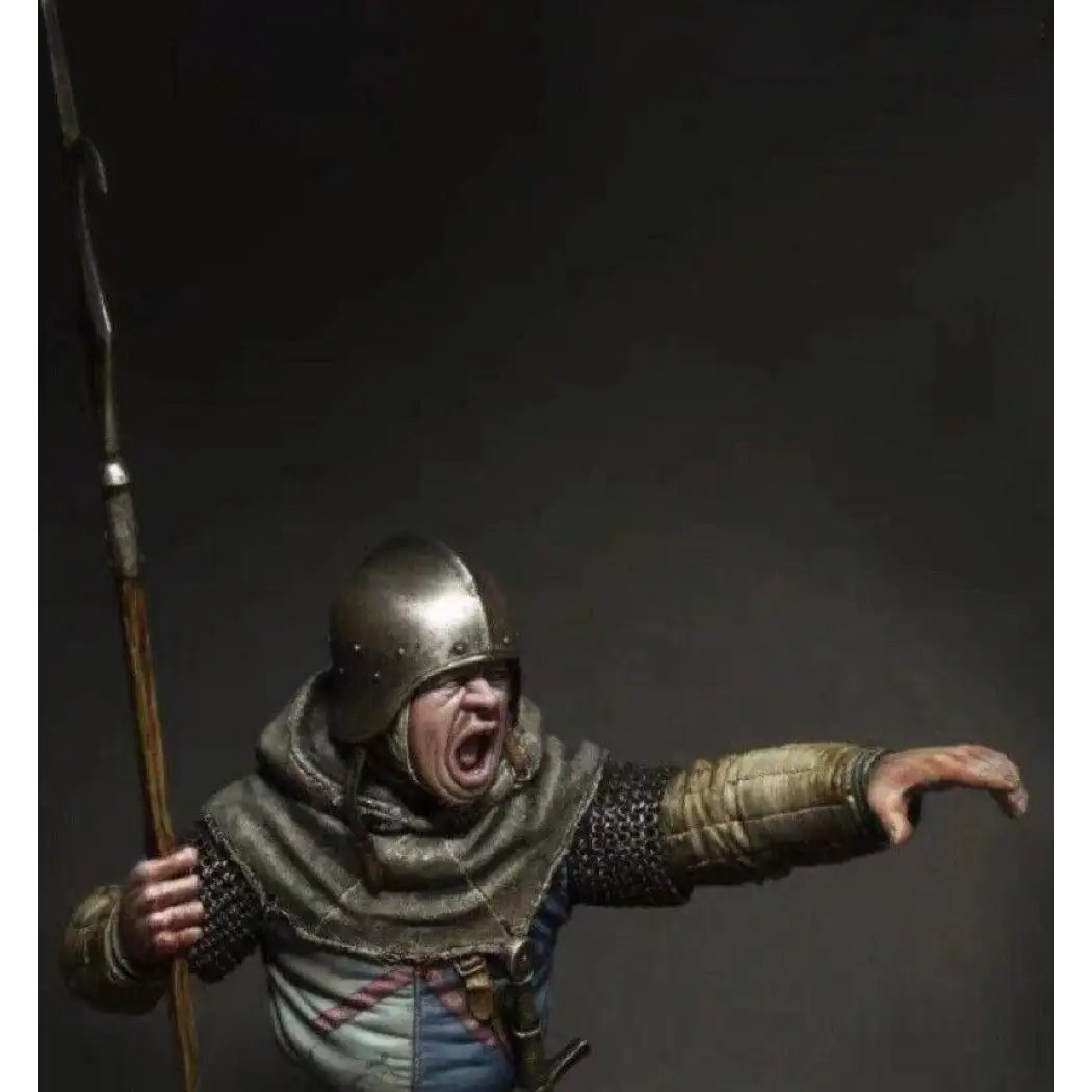 1/10 BUST Resin Model Kit Warrior Medieval Knight Guardian Unpainted