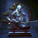 1/11 BUST Resin Model Kit Asian Warrior Samurai Fantasy Unpainted