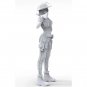 1/35 Resin Model Kit Modern Beautiful Girl Shooter Western Unpainted