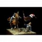 1/32 54mm Resin Model Kit French Cavalryman & Standard Bearer Unpainted