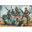 1/35 Resin Model Kit Beautiful Girls Warlike Amazons Post-Apocalypse Unpainted