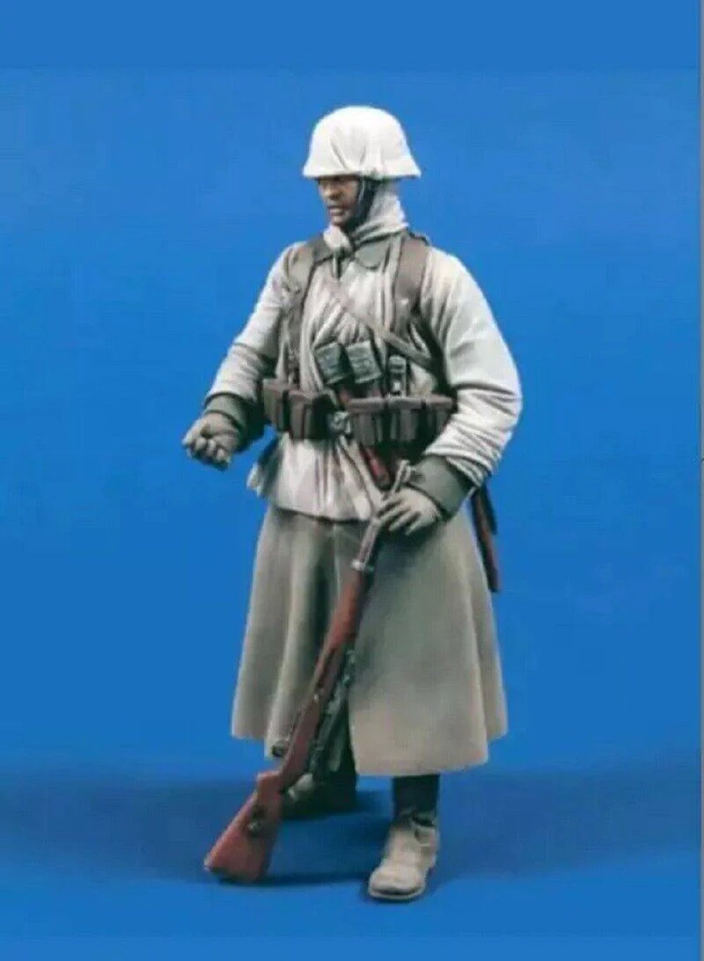 1/16 Resin Model Kit Winter German Soldier Grenadier WW2 Unpainted