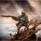 1/32 Resin Model Kit Stalker Post Apocalypse Shooter Unpainted