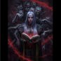 1/24 Resin Model Kit Beautiful Girl Woman Witch Summon Demons Unpainted