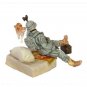 1/35 Resin Model Kit Modern US Army Soldier with Cat Unpaintet