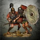 1/32 54mm 2pcs Resin Model Kit Roman Soldier & Gallic Warrior Battle Unpainted