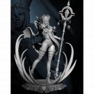 1/24 Resin Model Kit Beautiful Girl Mage Priest Warcraft TD-3144 Unpainted