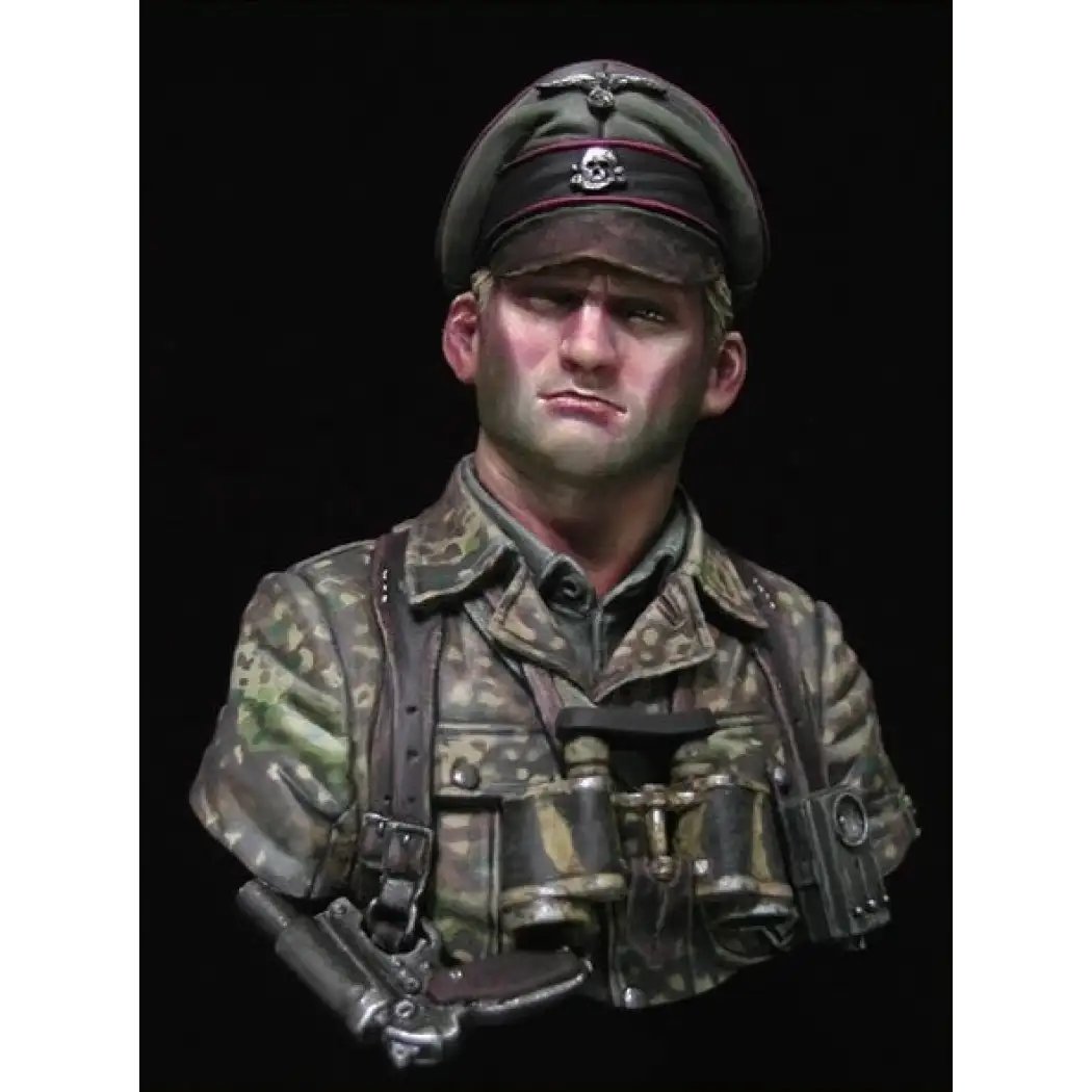 1 10 Bust Resin Model Kit German Officer Soldier Ww2 Unpainted