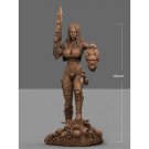 1/18 100mm 3D Print Model Kit Beautiful Girl Road Warrior Unpainted