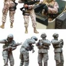 1/35 2pcs Resin Model Kit Modern US Army Soldier Iraq War Unpainted