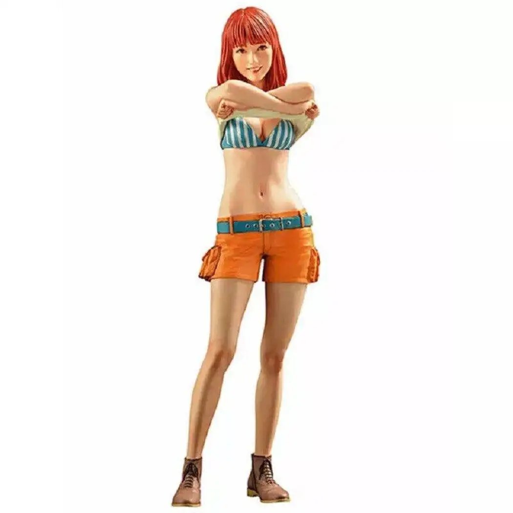 1/12 Resin Model Kit Asian Beautiful Girl Woman Swimming Unpainted