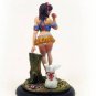 1/32 54mm Resin Model Kit Beautiful Girl & Rabbit Pin Up Unpainted