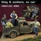 1/35 6pcs Resin Model Kit British Soldiers (no car) WW2 Unapinted