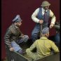 1/35 6pcs Resin Model Kit British Soldiers (no car) WW2 Unapinted