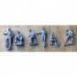 1/35 6pcs Resin Model Kit British Soldiers (no car) WW2 Unapinted
