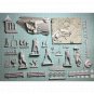 1/35 4pcs Resin Model Kit German Soldiers Artillery with base WW2 Unpainted