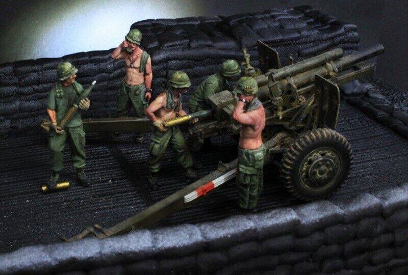 1/35 5pcs Resin Model Kit US Marines USMC Soldiers in Vietnam War no gun Unpaint