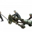 1/32 4pcs Resin Model Kit German Soldiers Air Force (with trailer) WW2 Unpainted